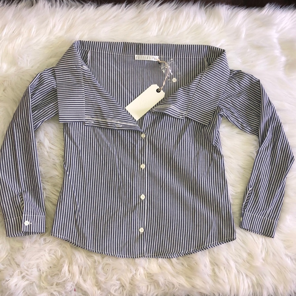 NWT Button up blouse